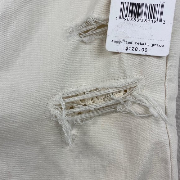 NWT Free People Lacey Embellished Skinny Jeans - Picture 11 of 13